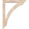 Ekena Millwork Thorton Traditional Smooth Bracket w/ Offset Brace, Douglas Fir, 5 1/2"W x 36"D x 44"H BKT0604X36X44THR01SDF - alternate 2